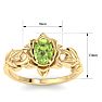 Peridot Ring: 1 Carat Peridot Ring Image-5
