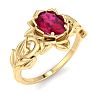 Ruby Ring: 1 Carat Ruby Ring Image-2