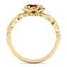 Ruby Ring: 1 Carat Ruby Ring Image-3