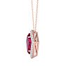 Ruby Necklace: 1 3/4 Carat Ruby and Diamond Necklace Image-3