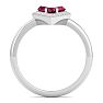 Ruby Ring: 1 3/4 Carat Ruby and Diamond Ring Image-3