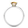Citrine Ring: 1 Carat Citrine Ring Image-3
