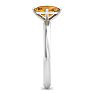 Citrine Ring: 1 Carat Citrine Ring Image-4