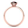 Garnet Ring: 1 Carat Garnet Ring Image-3