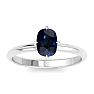 Sapphire Ring: 1 Carat Sapphire Ring Image-1