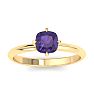 Amethyst Ring: 1 Carat Amethyst Ring Image-1