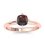 Garnet Ring: 1 Carat Garnet Ring Image-1