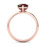 Garnet Ring: 1 Carat Garnet Ring Image-3
