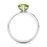 Peridot Ring: 1 Carat Peridot Ring Image-3