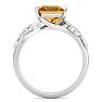 Citrine Ring: 1 1/2 Carat Citrine Ring Image-3