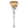 Citrine Ring: 1 1/2 Carat Citrine Ring Image-4