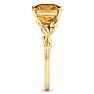 Citrine Ring: 1 1/2 Carat Citrine Ring Image-4