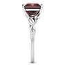 Garnet Ring: 1 1/2 Carat Garnet Ring Image-4
