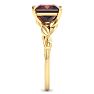 Garnet Ring: 1 1/2 Carat Garnet Ring Image-4