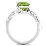 Peridot Ring: 1 1/2 Carat Peridot Ring Image-3
