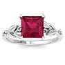 Ruby Ring: 1 1/2 Carat Ruby Ring Image-1