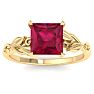 Ruby Ring: 1 1/2 Carat Ruby Ring Image-1