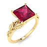 Ruby Ring: 1 1/2 Carat Ruby Ring Image-2