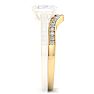 1/5 Carat Moissanite Band 14K Yellow Gold Image-4
