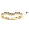 1/5 Carat Moissanite Band 14K Yellow Gold Image-5