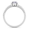 1 1/4 Carat Pear Shape Diamond Engagement Ring In 14K White Gold Image-3