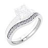 1/5 Carat Diamond Band 14K White Gold Image-2