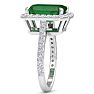 Emerald Ring: 5.42 Carat Emerald and Diamond Ring Image-4