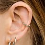Sterling Silver Chain Ear Cuff Image-1