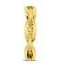 Yellow Gold Over Sterling Silver Chain Ear Cuff Image-3