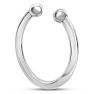 Sterling Silver Barbel Ear Cuff Image-2