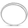 2 Carat Diamond Bangle Bracelet In 14K White Gold, 7 Inches Image-5