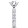 3 Carat Diamond Engagement Ring In 14K White Gold Image-4