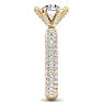 3 Carat Diamond Engagement Ring In 14K Yellow Gold Image-4