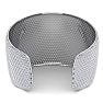 52 Carat Diamond Bangle Bracelet In 14K White Gold, 2 Inches Wide Image-3