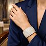 52 Carat Diamond Bangle Bracelet In 14K Yellow Gold, 2 Inches Wide Image-7