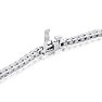 3 2/3 Carat Diamond Tennis Bracelet In 14 Karat White Gold, 8 1/2 Inches Image-3