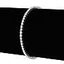 3 2/3 Carat Diamond Tennis Bracelet In 14 Karat White Gold, 8 1/2 Inches Image-4