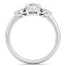 2 Carat Cushion Cut Diamond Engagement Ring In 14K White Gold Image-3