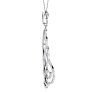 1 1/2 Carat Diamond Chandelier Necklace In 14 Karat White Gold, 18 Inches Image-3