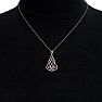 1 1/2 Carat Diamond Chandelier Necklace In 14 Karat Rose Gold, 18 Inches Image-6