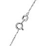 1/4 Carat Black and White Diamond Heart Necklace In Sterling Silver, 18 Inches Image-3