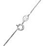 1/4 Carat Diamond Heart Necklace In Sterling Silver, 18 Inches Image-3