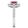 Ruby Ring: 2 Carat Ruby and Diamond Ring Image-4
