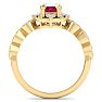 Ruby Ring: 2 Carat Ruby and Diamond Ring Image-3