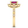 Ruby Ring: 2 Carat Ruby and Diamond Ring Image-4