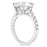 2 Carat Lab Grown Diamond Engagement Ring In 14K White Gold Image-2