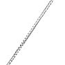 1 Carat Pear Shape Lab Grown Diamond Solitaire Necklace In 14K White Gold Image-3