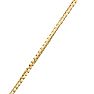 1 Carat Pear Shape Lab Grown Diamond Solitaire Necklace In 14K Yellow Gold Image-3