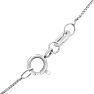 1 1/2 Carat Pear Shape Lab Grown Diamond Solitaire Necklace In 14K White Gold Image-4