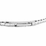 1 1/2 Carat Diamond Flexible Bangle Bracelet In 14K White Gold, 7 Inches Image-3